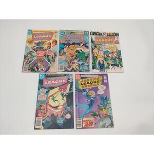 Justice League of‎ America Lot of 5 #128 163 177 188 199 DC Comics